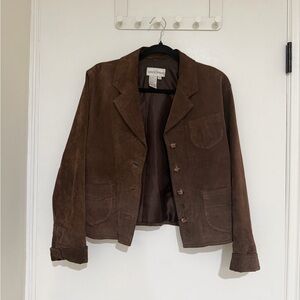 💥💥 Vintage Brown Suede Women's Jacket! 💥💥